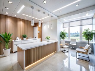 Modern Dental Clinic Interior Architecture, Clean and Sterile Design