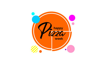 National Pizza Week Holiday Concept