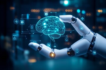 AI and Human Brain Synergy: A Futuristic Vision of Technological Advancement