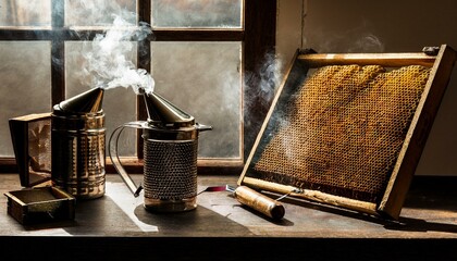 The hive tool is sharpened for efficiency.  