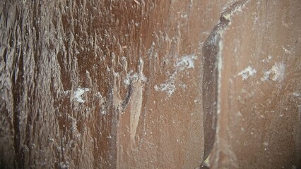 Micrograph of the texture of smoky quartz, morion, black quartz 3