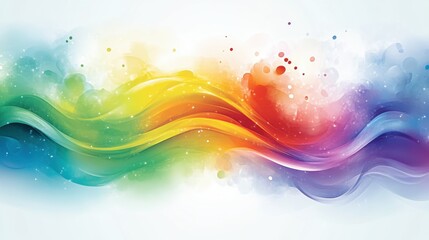 Colorful abstract wave background.