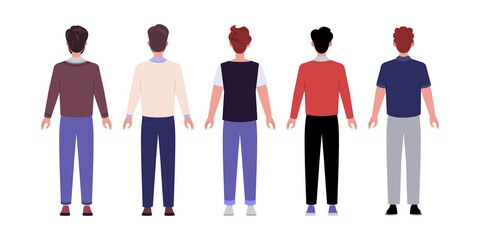 13 - Group of back people