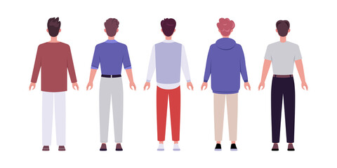 13 - Group of back people