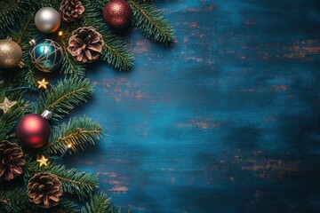 Beautiful Christmas Background Featuring a Decorative Tree for Festive Themes