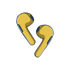 earphone illustration students theme