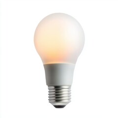 Light bulb glowing softly, illuminating a warm ambiance in a modern setting for various lighting needs