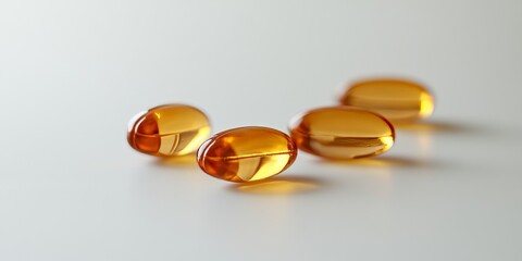 Fish oil pills displayed on a clean white background highlight the benefits and features of fish oil pills, emphasizing their importance in health and wellness. Explore fish oil pills for added
