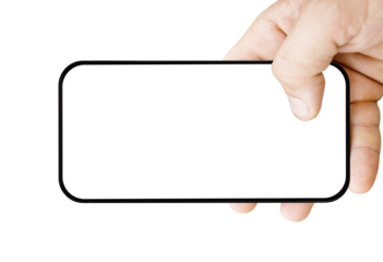 Black broken touch screen phone with transparent screen