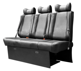 Black reclining seat