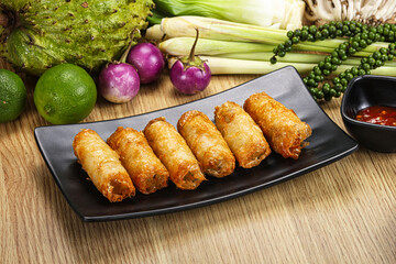 Vietnamese cuisine fried spring roll