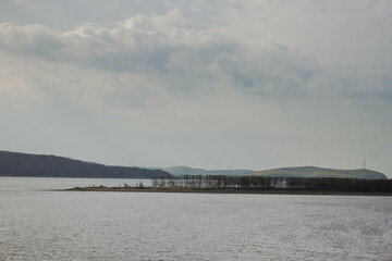 Landscape of the Baltic Sea in Klaipeda, Lithuania