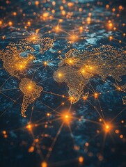 a world map showing the interconnectedness of people and cultures	
