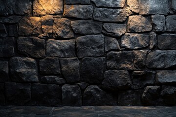 Dark rough background black wall texture