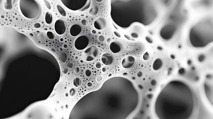 3D rendering of an abstract background with a DNA structure 