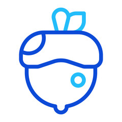 Acorn Duoline Icon