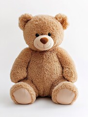 Obraz premium cute teddy bear on a white isolated background