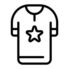 Apparel Line Icon