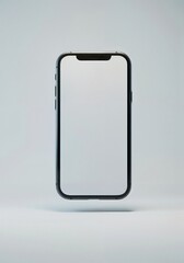 phone screen white isolated background