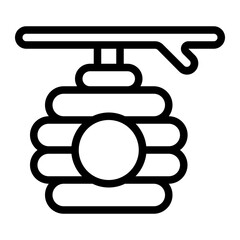 Beehive Line Icon