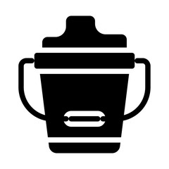 Bucket Solid Icon