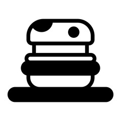 Burger Glyph Icon