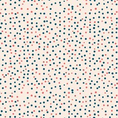 Colorful Dotted Seamless Pattern  Random Circles  Beige Background  Texture  Design  Wallp
