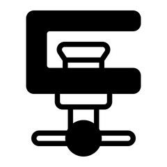 Clamp Glyph Icon