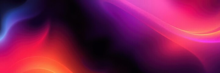 Fototapeta premium Abstract Colorful Waves Background with Smooth Gradient Shading and Light Effects for Creative Designs, Digital Art, Wallpaper, and Modern Illustrations