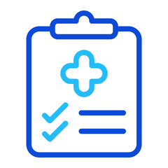 Fototapeta premium Clinical Duoline Icon
