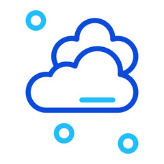 Cloud Duoline Icon