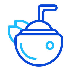 Coconut Duoline Icon