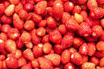 juicy strawberry berries background. food background. berries pattern. vitamins background. close up
