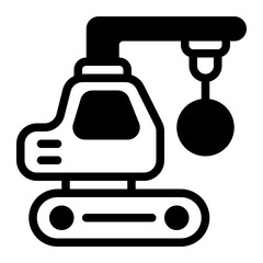 Demolish Glyph Icon