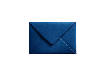 Minimalist icon of a blue envelope, representing email communication. Ideal for digital, office, and correspondence themes.