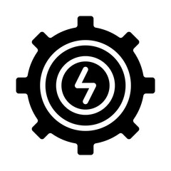 Electricity Manager Solid Icon
