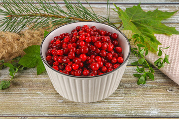 Natural organic wild forwst lingonberry