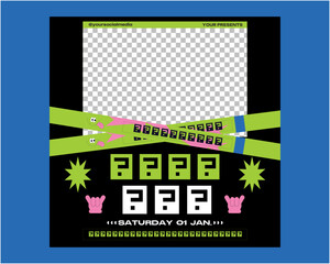 Year End Party Socials Media