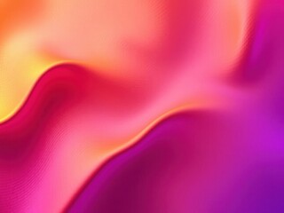 Obraz premium Abstract Waves of Colorful Gradient Displaying Fluid Motion in Shades of Pink, Orange, and Purple for Vibrant Background and Artistic Use