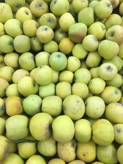 A group of green apple. Green apple closeup image