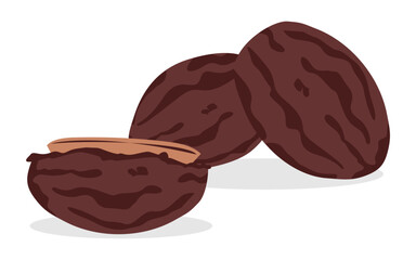 Flat Illustration of Qorma Fruits for Iftar