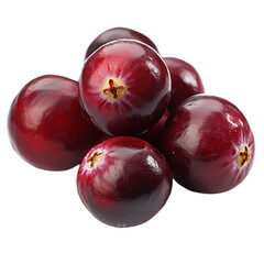 Obraz premium Fresh jabuticaba fruits with water droplets, isolated on transparent background