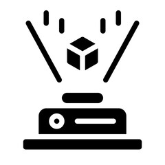 Hologram Solid Icon