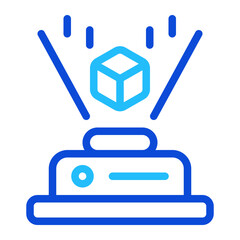 Hologram Duoline Icon
