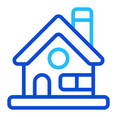 House Duoline Icon