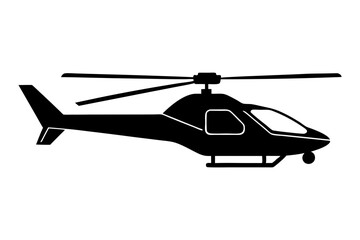Helicopter silhouette