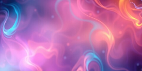Obraz premium Colorful Light Abstract Background with Swirling Patterns in Pink, Blue, and Purple Shades for Creative and Artistic Designs and Projects