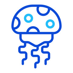 Jellyfish Duoline Icon