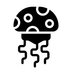 Jellyfish Solid Icon