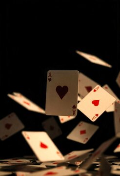 playing cards and chips